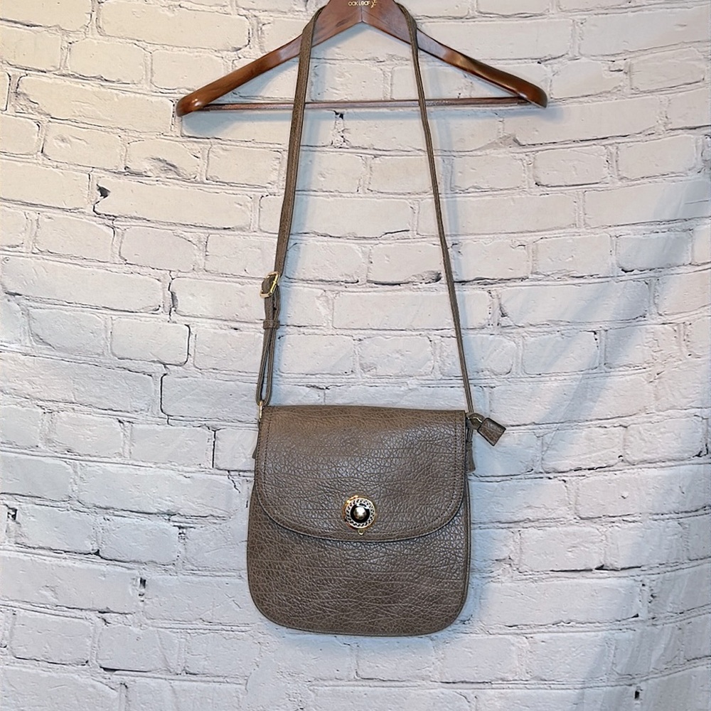 Taupe Crossbody Purse Excellent Condition